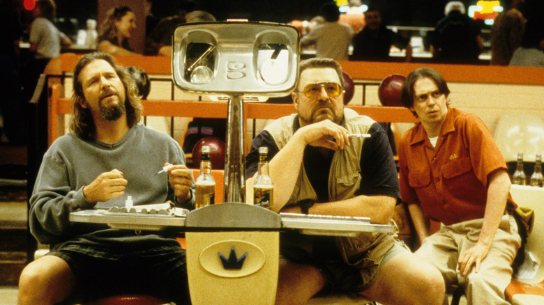 The Big Lebowski's Jeff Bridges and John Goodman bowling