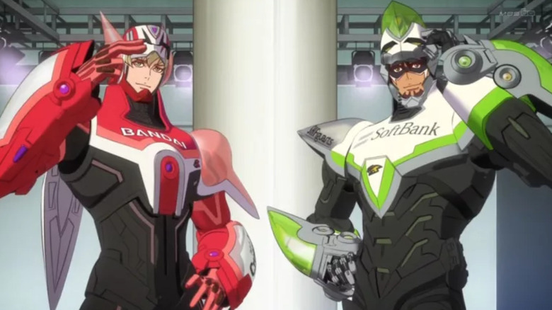 Bunny and Tiger superhero outfits