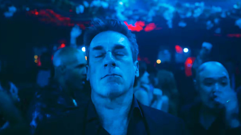 Coop dancing in the club on Your Friends and Neighbors