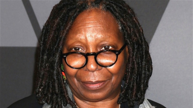 Whoopi Goldberg in closeup