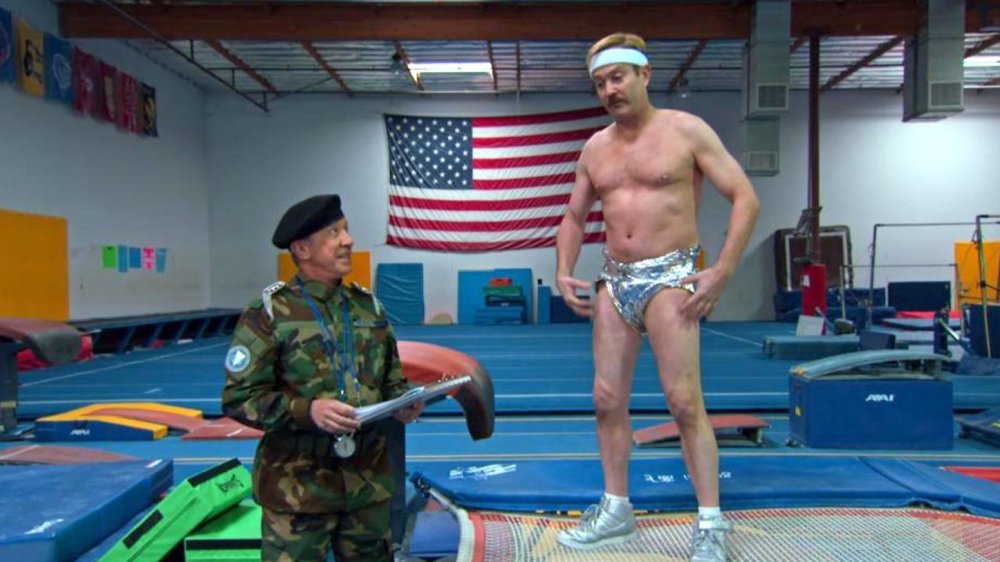 Tim Allen and Thomas Lennon as Commander Lance and Lieutenant Jim Dangle in Quibi's Reno 911!