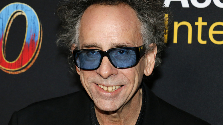 Tim Burton smiling
