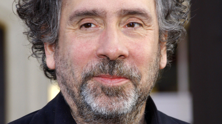 Tim Burton smiles