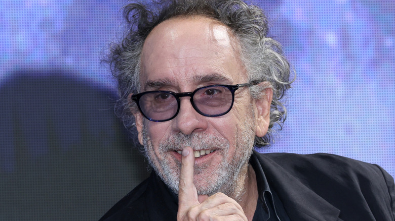 Tim Burton doing a press conference