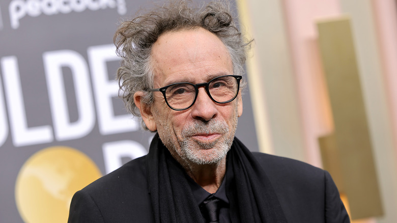 Tim Burton smirking 