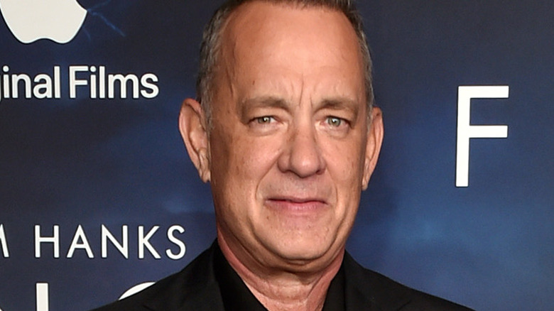 Tom Hanks posing