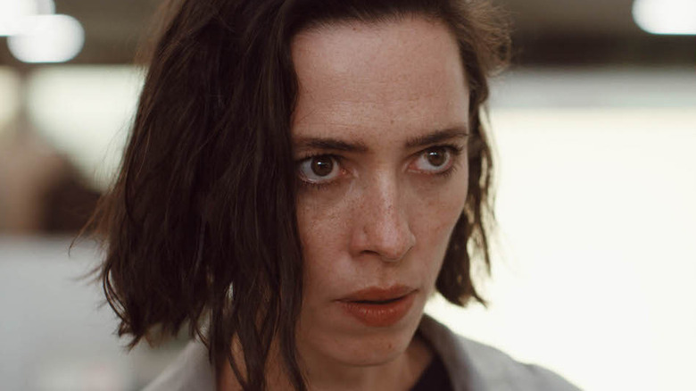 Rebecca Hall as a worried Margaret in Resurrection