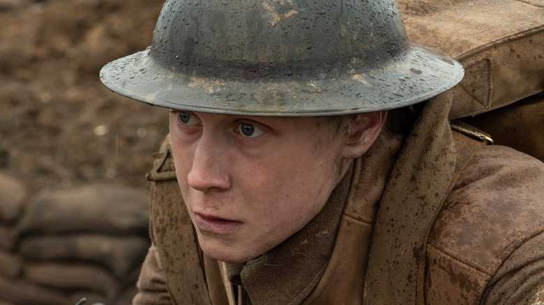 Schofield peeks over trenches