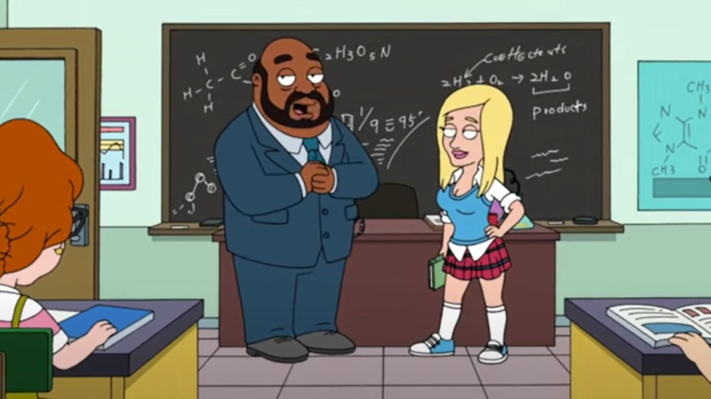 Principal Lewis smiling