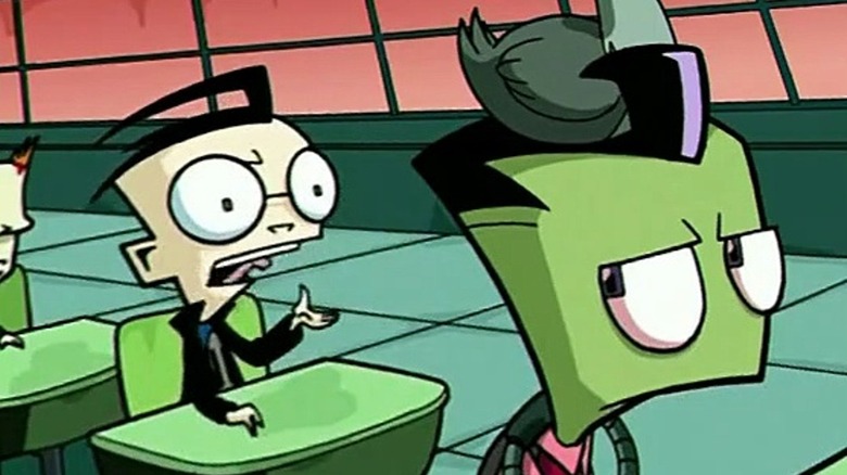 Zim gets head pigeons