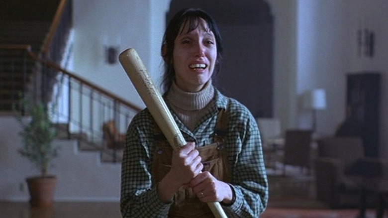 Shelley Duval terrified baseball bat