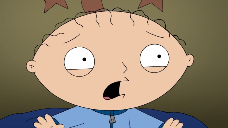 Family Guy Stewie screaming