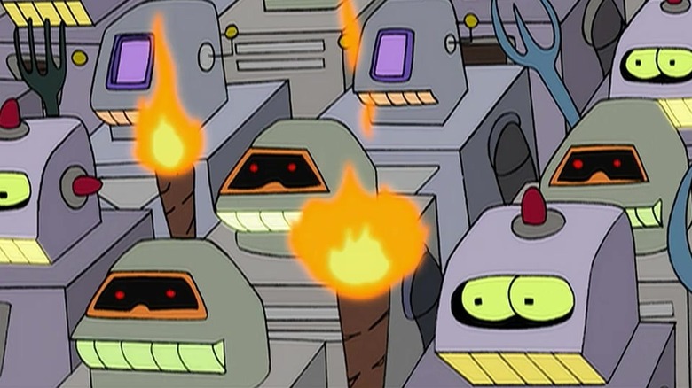 Futurama Chapek 9 robot mob
