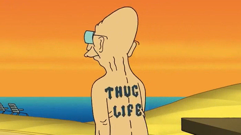 Farnsworth's Thug Life Tattoo