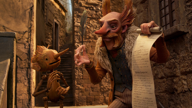 Count Volpe holding a contract