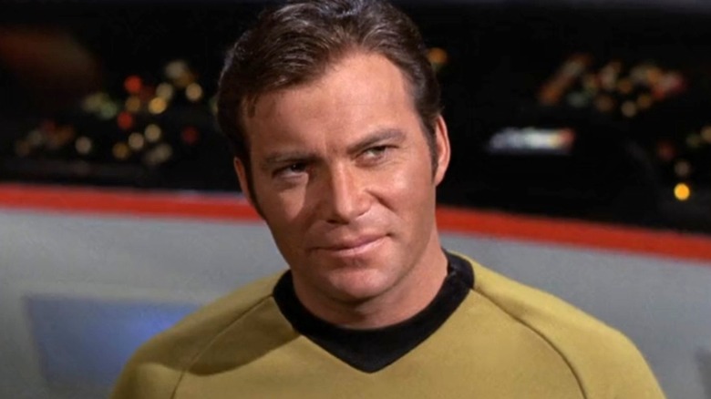 Captain Kirk smiling