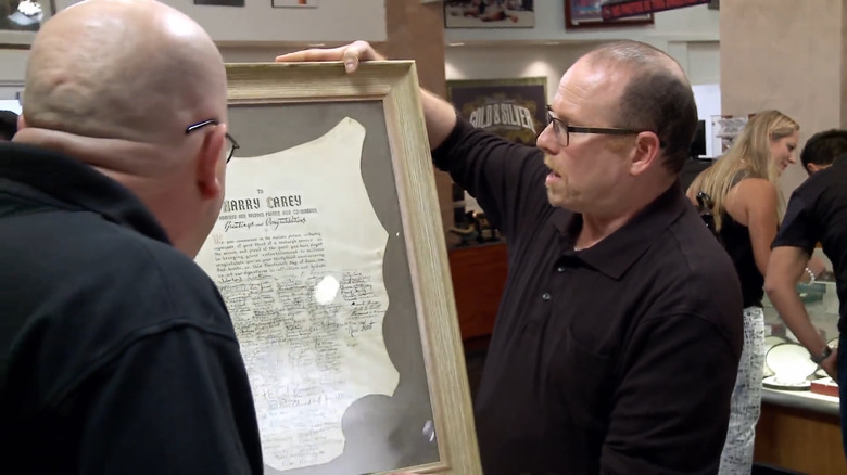 Parchment in Pawn Stars