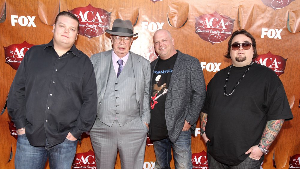 Corey Harrison, Richard Harrison, Rick Harrison, Austin Lee "Chumlee" Russell from Pawn Stars