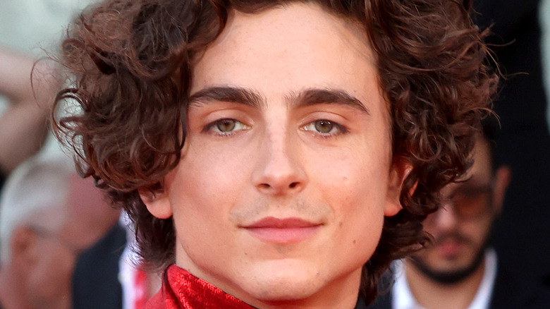 Timothée Chalamet red