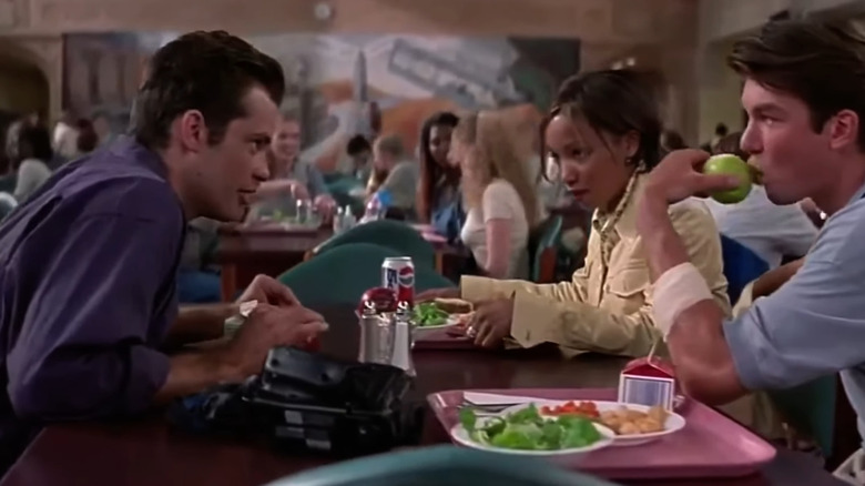 Mickey at lunch table in Scream 2
