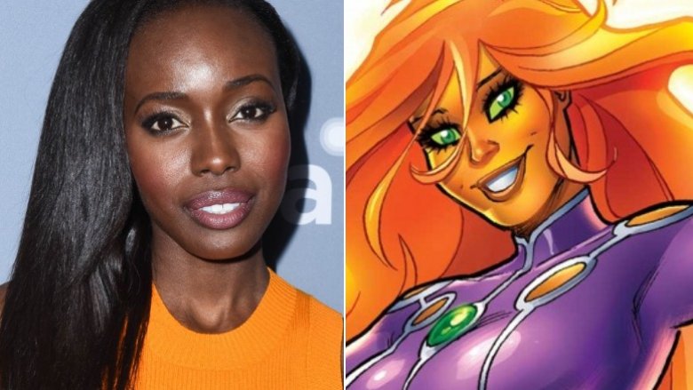 Anna Diop and Starfire