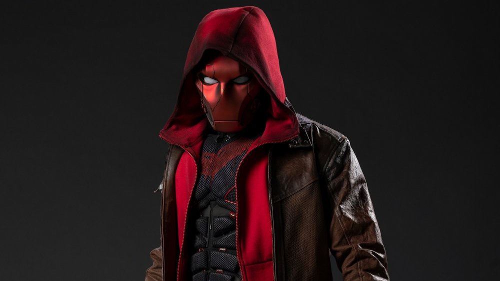Curran Walters as Jason Todd, a.k.a. the Red Hood, on Titans