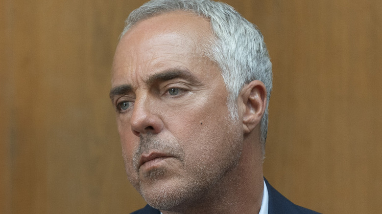 Titus Welliver sitting in court