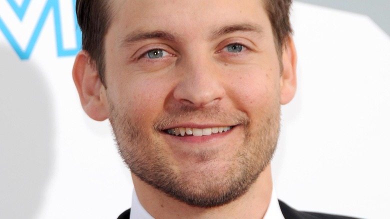 Tobey Maguire smiling