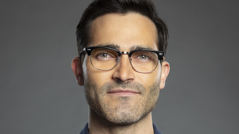 Tyler Hoechlin with glasses