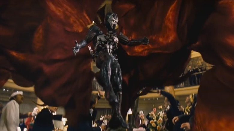 Spawn flying into a room