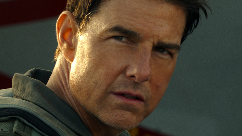 Tom Cruise looking rugged