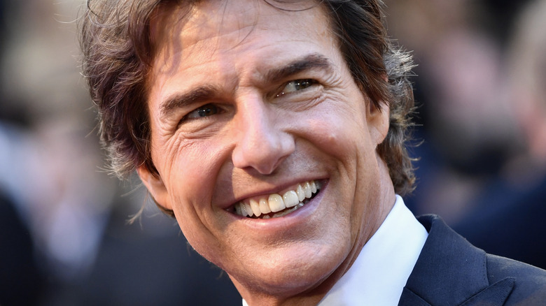 Tom Cruise smiling at event