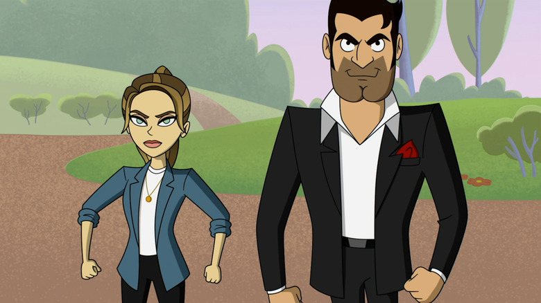 Animated Chloe and Lucifer