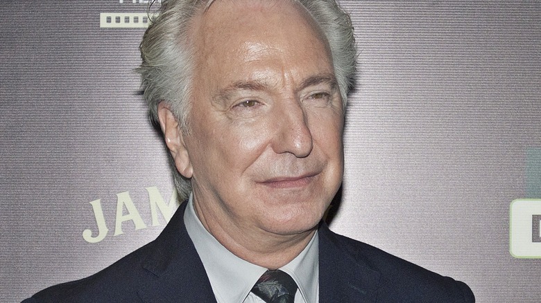 Alan Rickman looking off camera