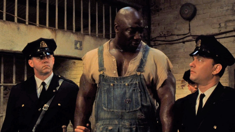 Tom Hanks and Michael Clarke Duncan walking