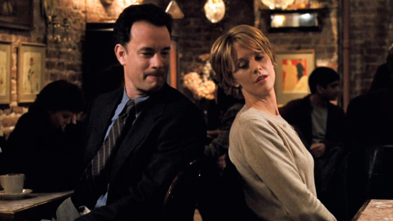Tom Hanks and Meg Ryan talking