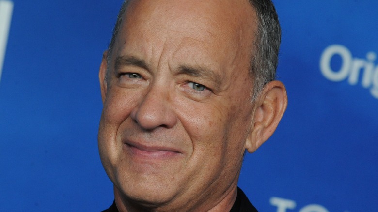 Tom Hanks grinning