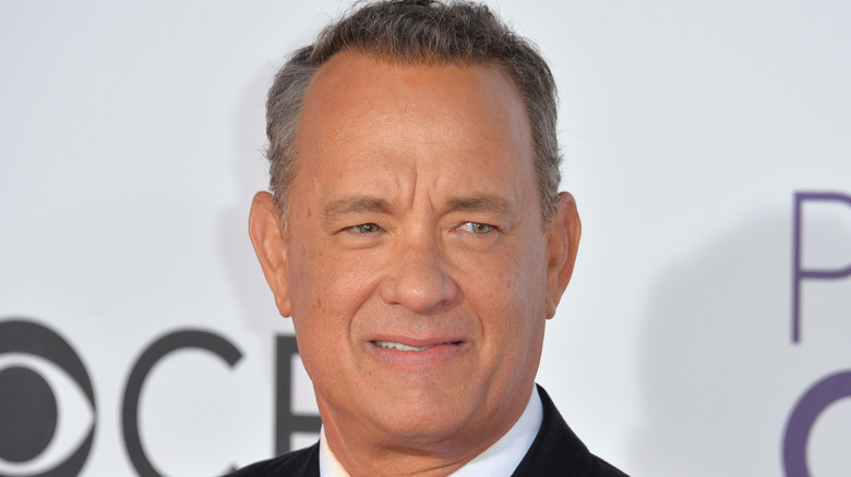 Tom Hanks smiling  red carpet
