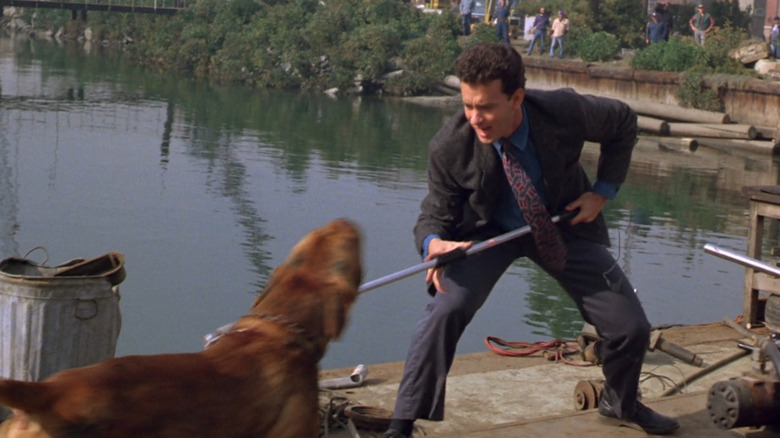 Scottt trying to take Hooch