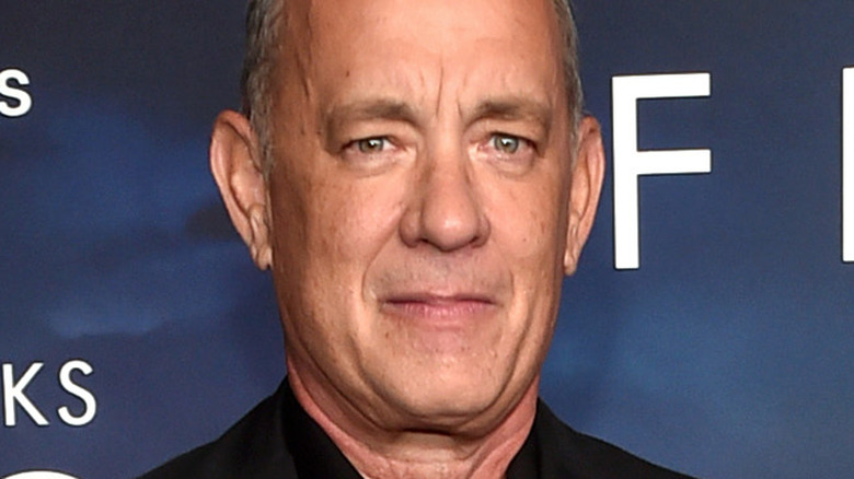 Tom Hanks posing