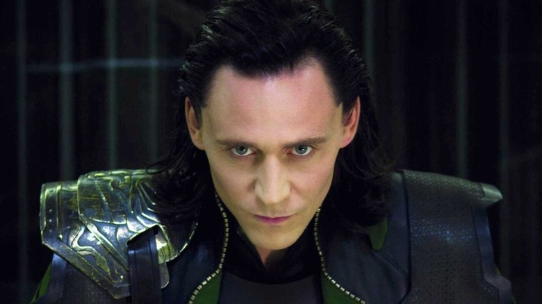 Tom Hiddleston as an incarcerated Loki in The Avengers