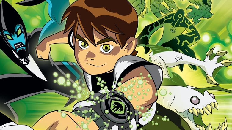 Ben 10 with aliens behind him