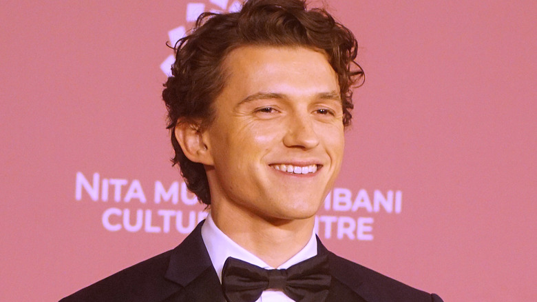 Tom Holland smiling