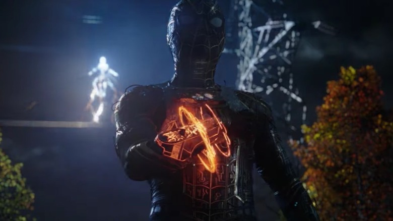 Spider-Man performing magic