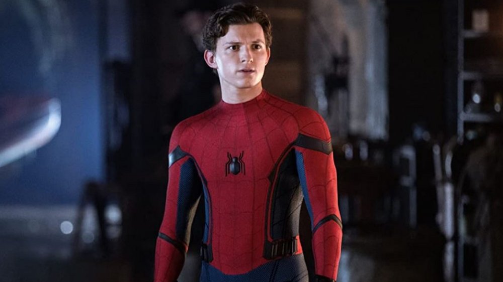 Tom Holland as Spider-Man in Spider-Man: Far from Home