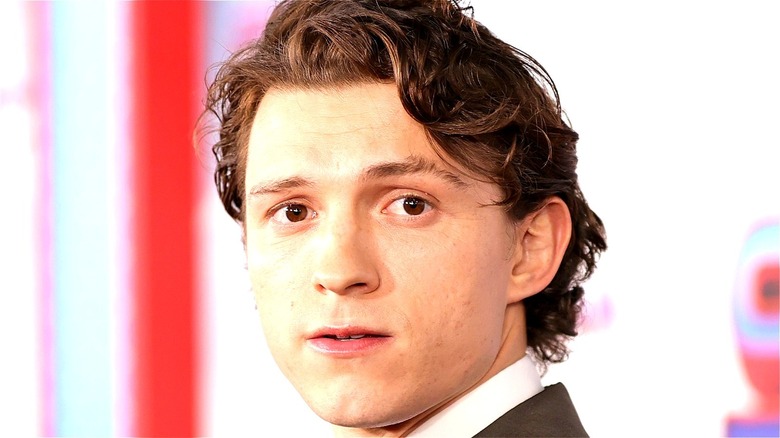 Tom Holland looking confused