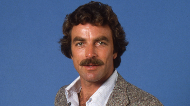 Tom Selleck smiling