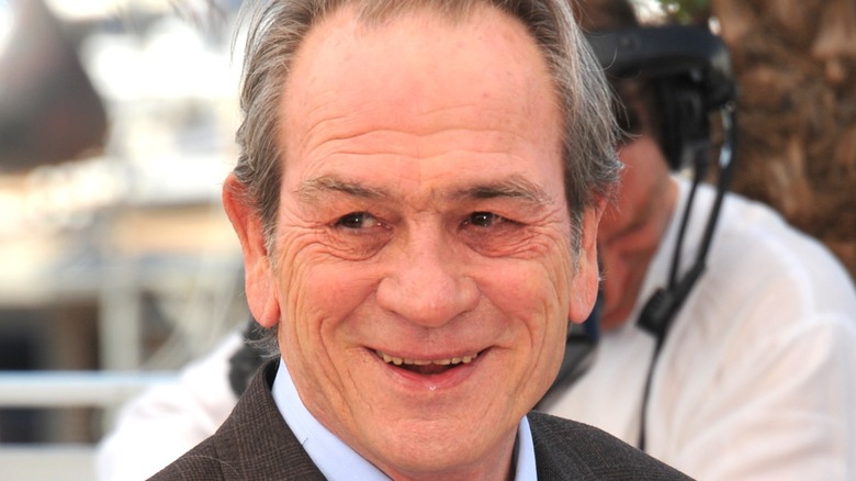 Tommy Lee Jones smiling