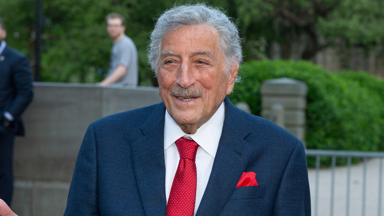 Tony Bennett smiling