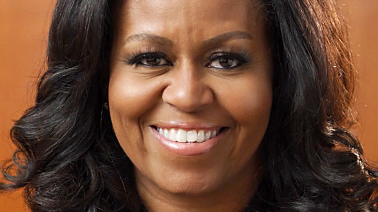 Michelle Obama smiling